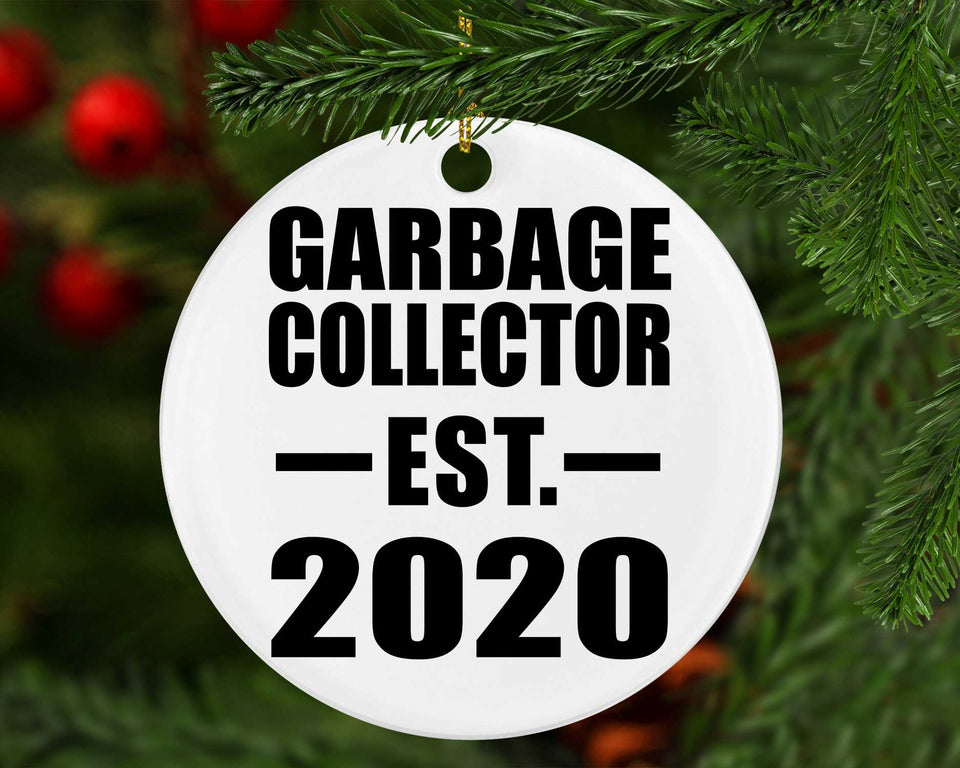 Garbage Collector Established EST. 2020 - Circle Ornament
