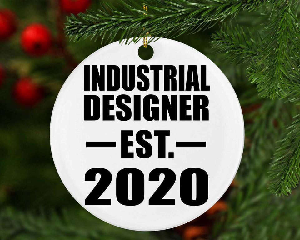Industrial Designer Established EST. 2020 - Circle Ornament