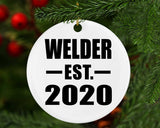 Welder Established EST. 2020 - Circle Ornament