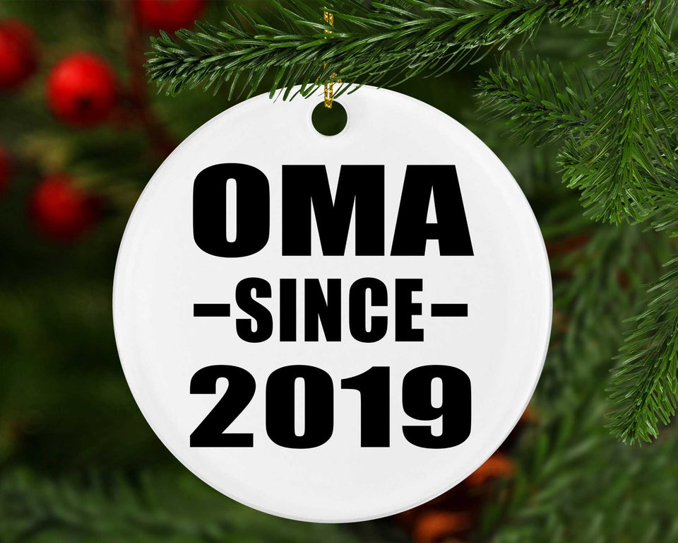 Oma Since 2019 - Circle Ornament