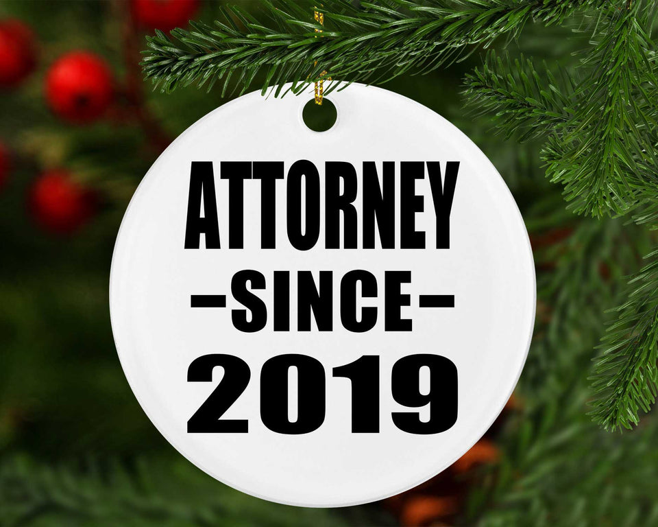 Attorney Since 2019 - Circle Ornament
