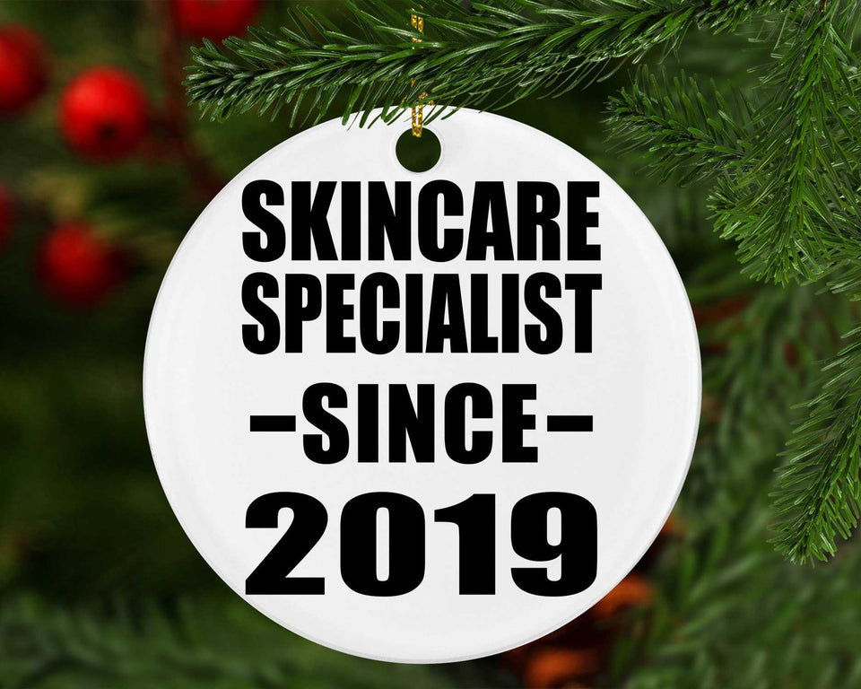 Skincare Specialist Since 2019 - Circle Ornament