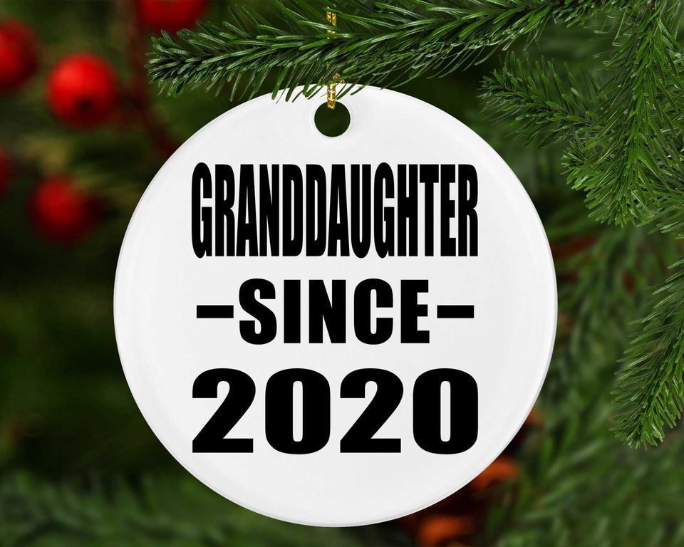 Granddaughter Since 2020 - Circle Ornament