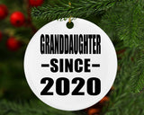 Granddaughter Since 2020 - Circle Ornament