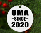 Oma Since 2020 - Circle Ornament