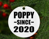 Poppy Since 2020 - Circle Ornament