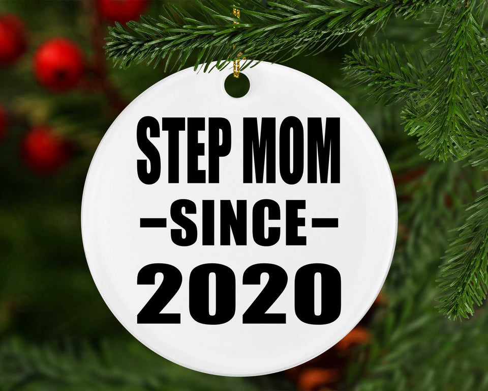 Step Mom Since 2020 - Circle Ornament