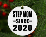 Step Mom Since 2020 - Circle Ornament