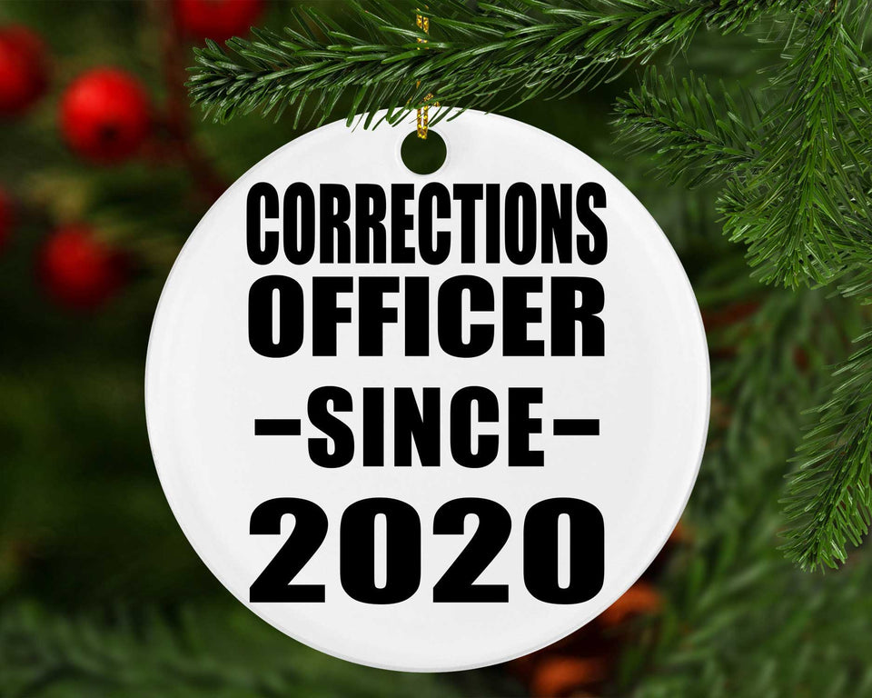 Corrections Officer Since 2020 - Circle Ornament