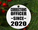 Corrections Officer Since 2020 - Circle Ornament