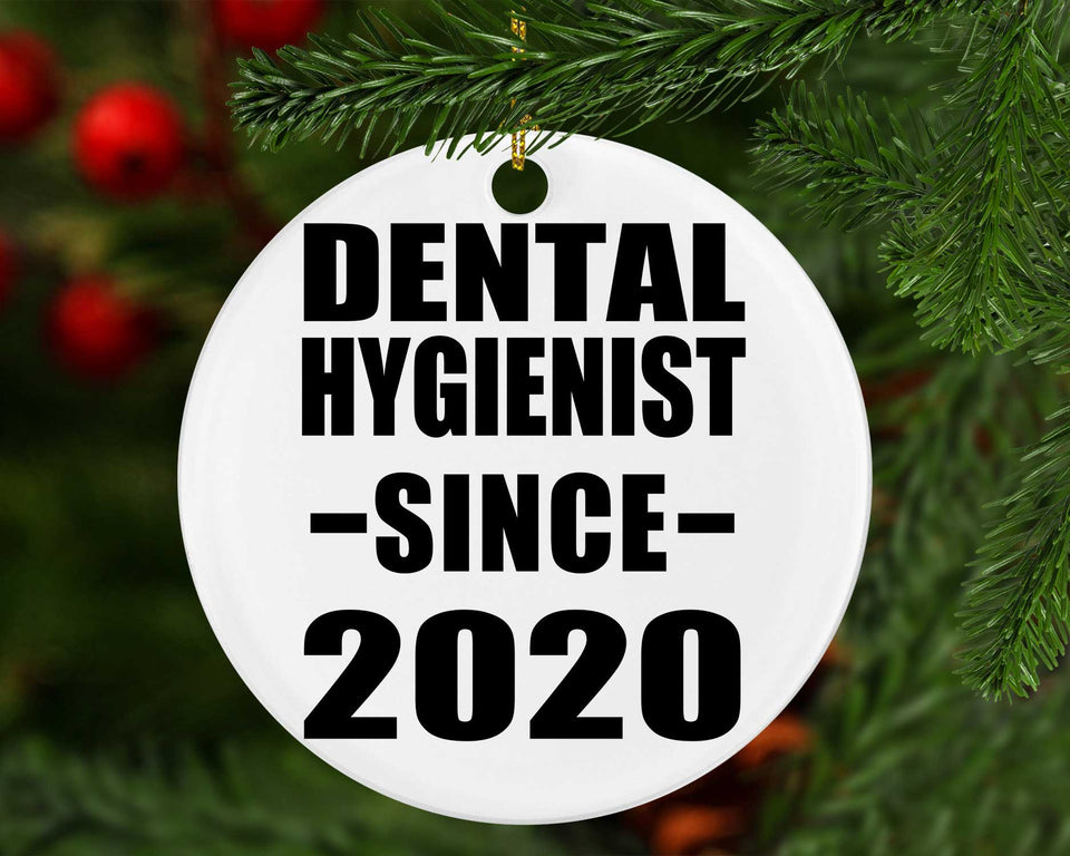 Dental Hygienist Since 2020 - Circle Ornament
