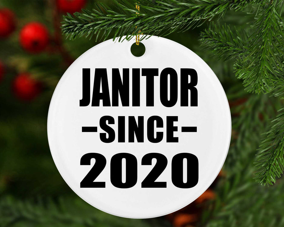 Janitor Since 2020 - Circle Ornament