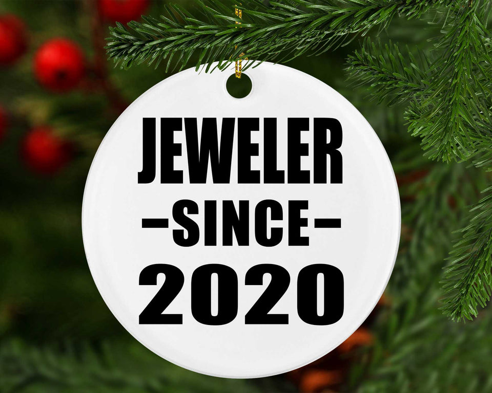 Jeweler Since 2020 - Circle Ornament