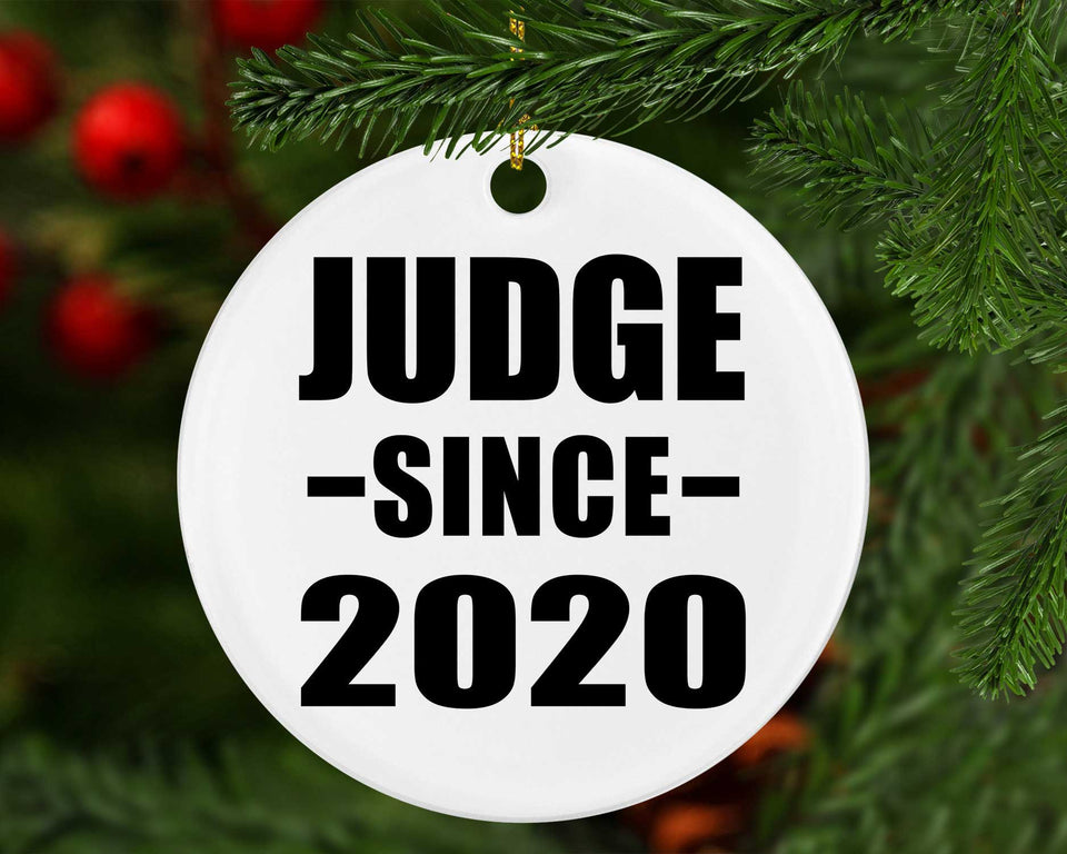 Judge Since 2020 - Circle Ornament