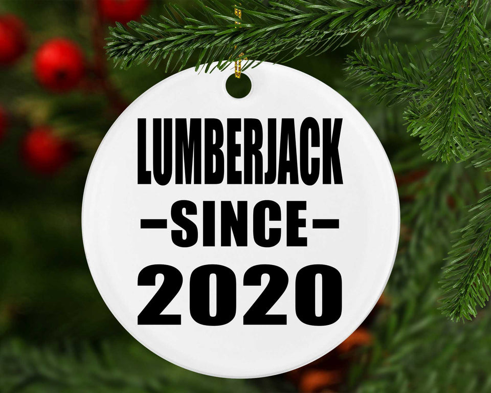Lumberjack Since 2020 - Circle Ornament