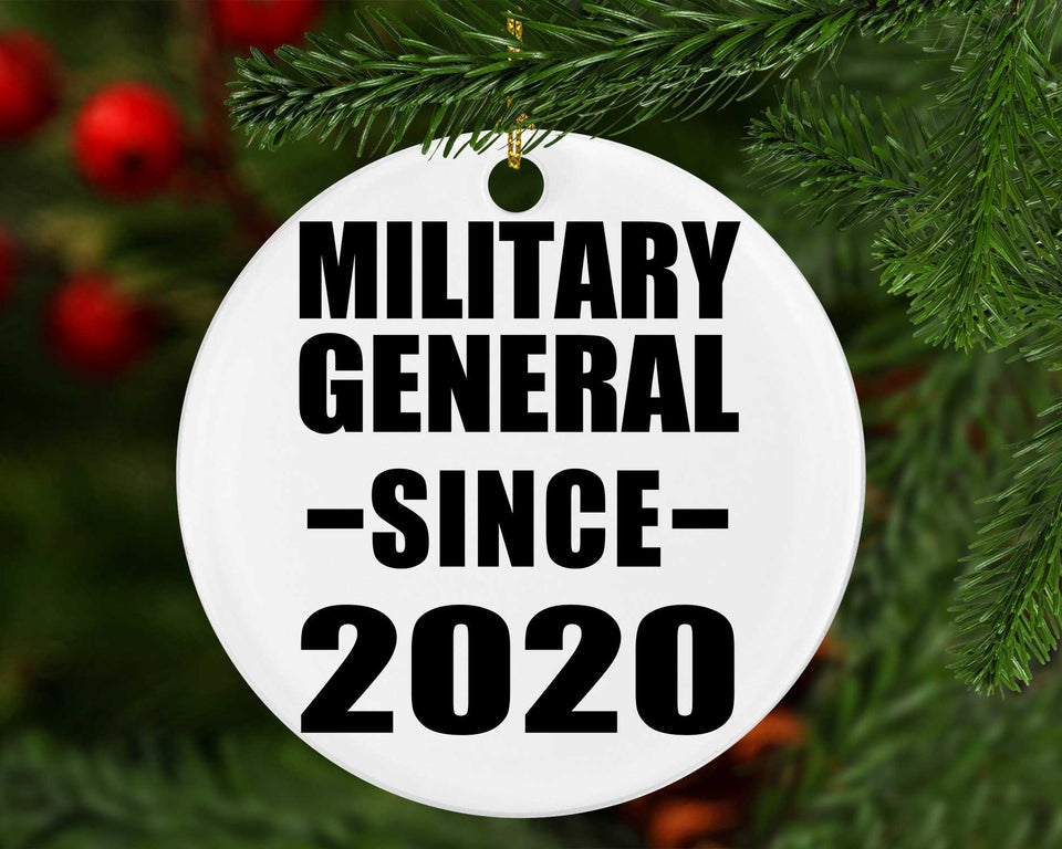Military General Since 2020 - Circle Ornament