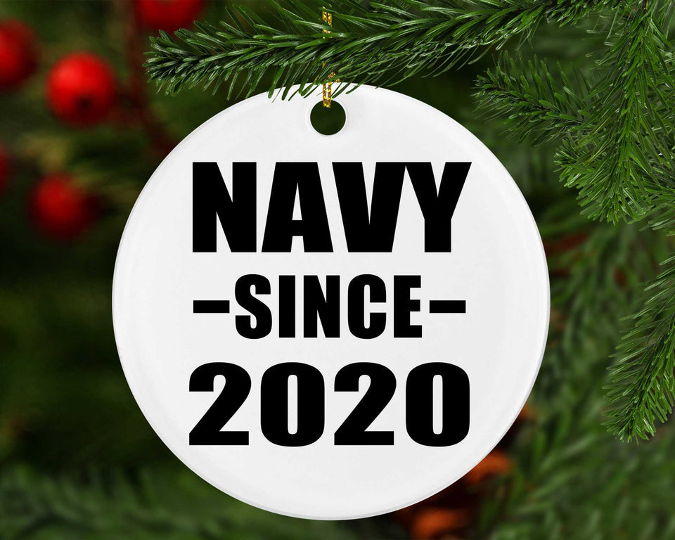 Navy Since 2020 - Circle Ornament