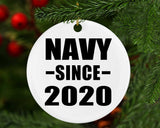Navy Since 2020 - Circle Ornament