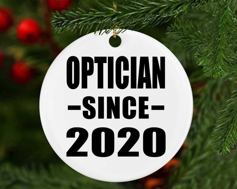 Optician Since 2020 - Circle Ornament