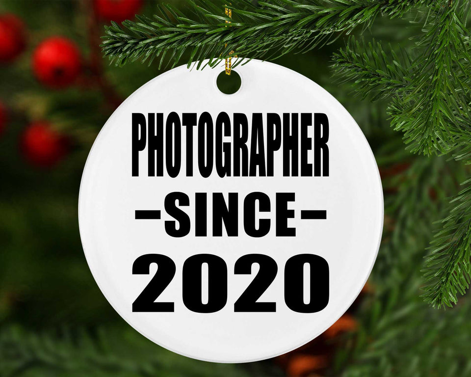 Photographer Since 2020 - Circle Ornament