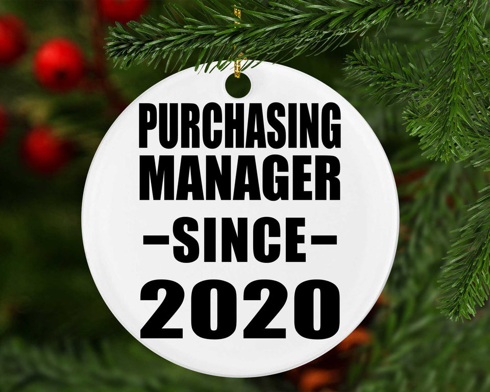 Purchasing Manager Since 2020 - Circle Ornament