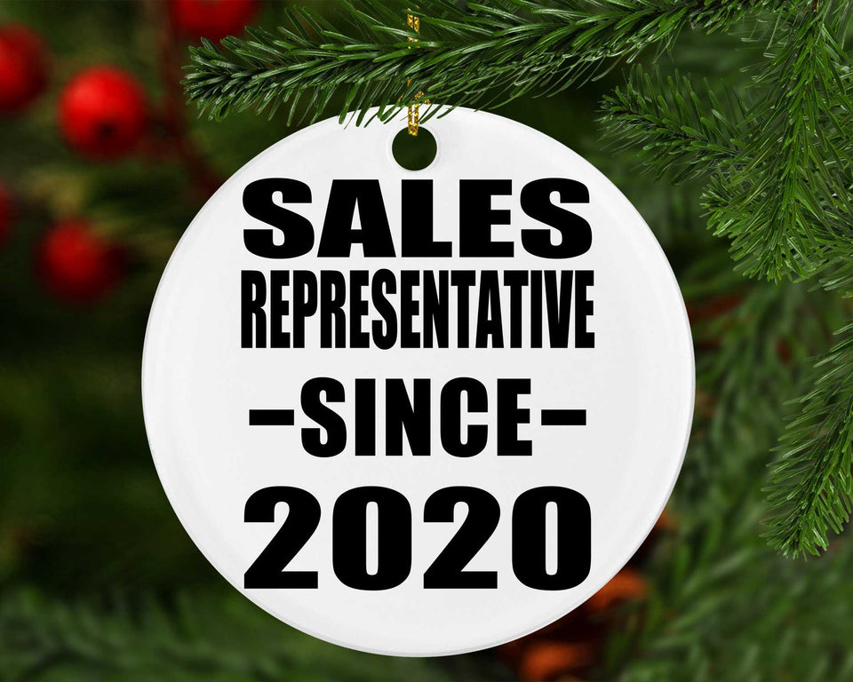 Sales Representative Since 2020 - Circle Ornament