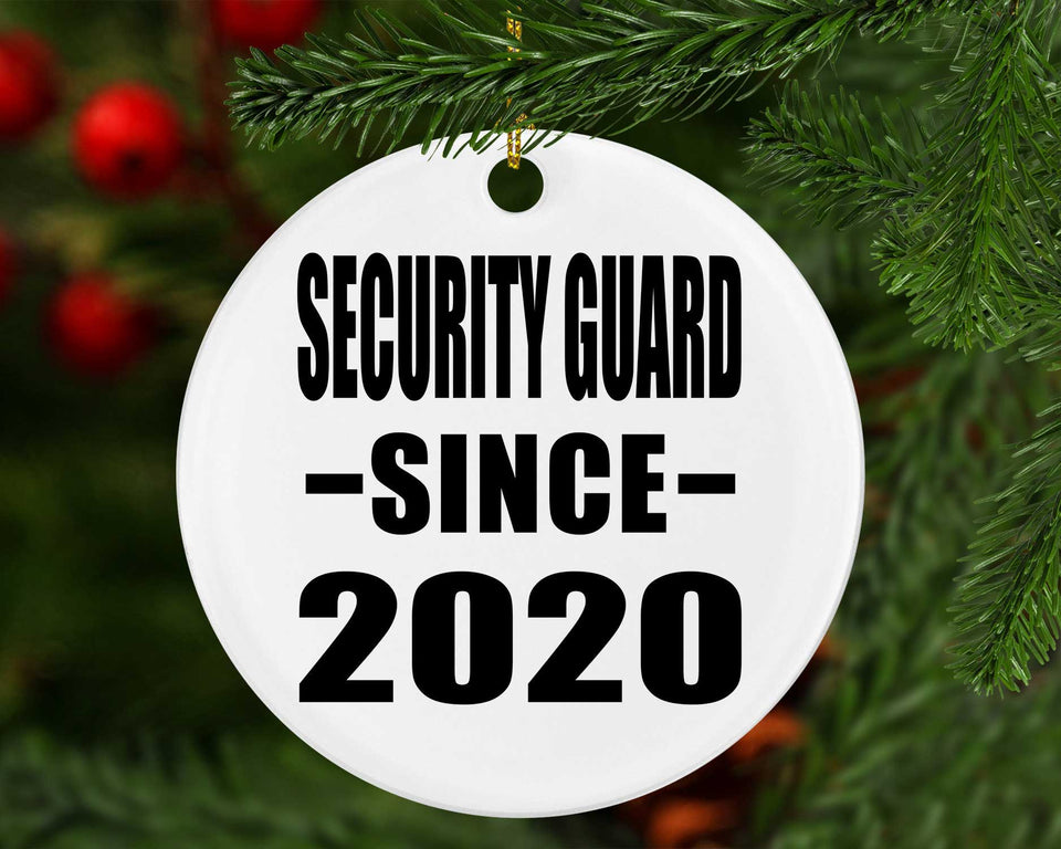 Security Guard Since 2020 - Circle Ornament