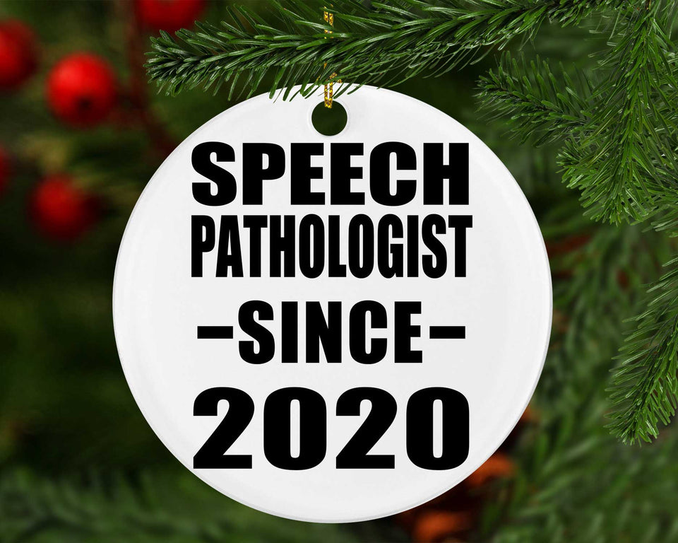 Speech Pathologist Since 2020 - Circle Ornament