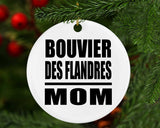 Bouvier Des Flandres Mom - Circle Ornament