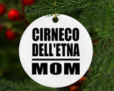 Cirneco Dell'etna Mom - Circle Ornament