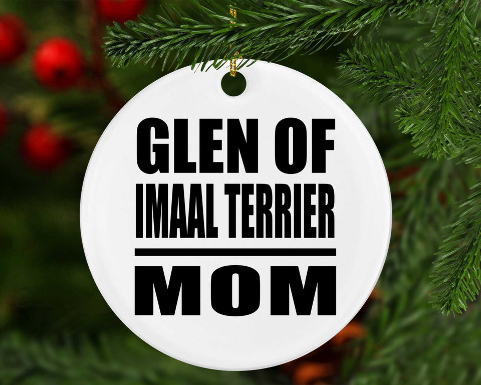Glen Of Imaal Terrier Mom - Circle Ornament