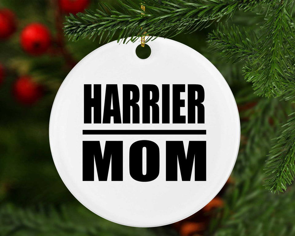 Harrier Mom - Circle Ornament