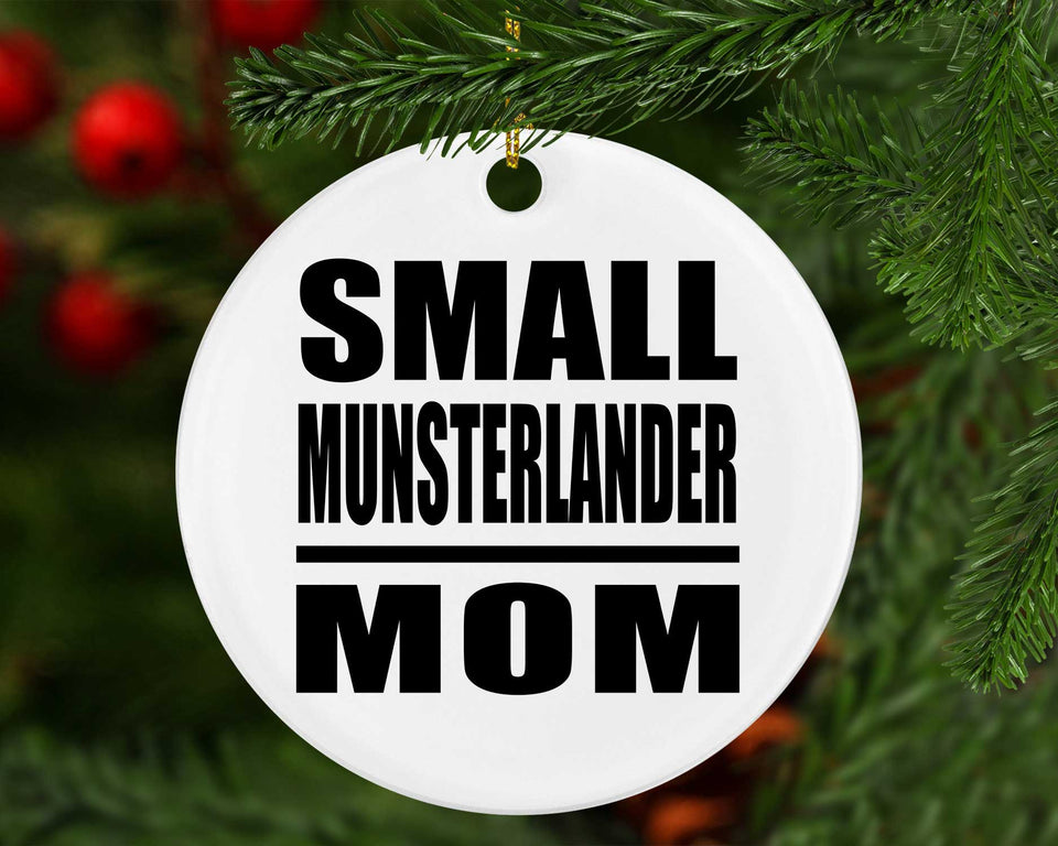 Small Munsterlander Mom - Circle Ornament