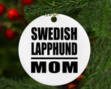 Swedish Lapphund Mom - Circle Ornament