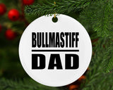 Bullmastiff Dad - Circle Ornament