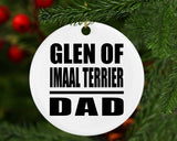 Glen Of Imaal Terrier Dad - Circle Ornament