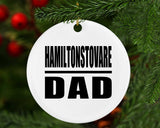 Hamiltonstovare Dad - Circle Ornament
