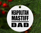 Neapolitan Mastiff Dad - Circle Ornament
