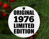 48th Birthday Original 1976 Limited Edition - Circle Ornament