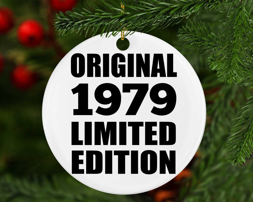 45th Birthday Original 1979 Limited Edition - Circle Ornament