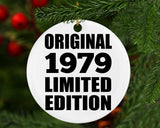 45th Birthday Original 1979 Limited Edition - Circle Ornament