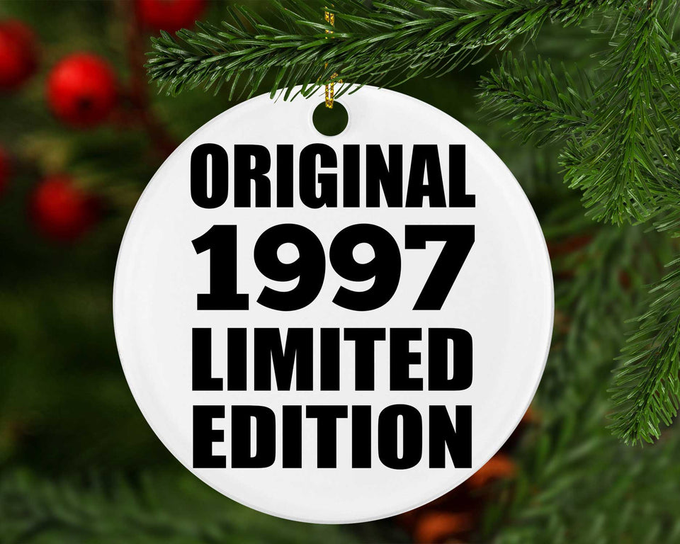 27th Birthday Original 1997 Limited Edition - Circle Ornament