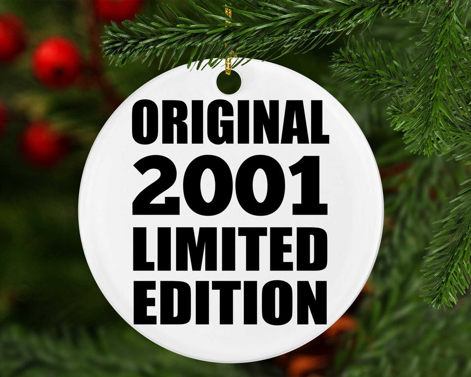 23rd Birthday Original 2001 Limited Edition - Circle Ornament