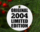 20th Birthday Original 2004 Limited Edition - Circle Ornament