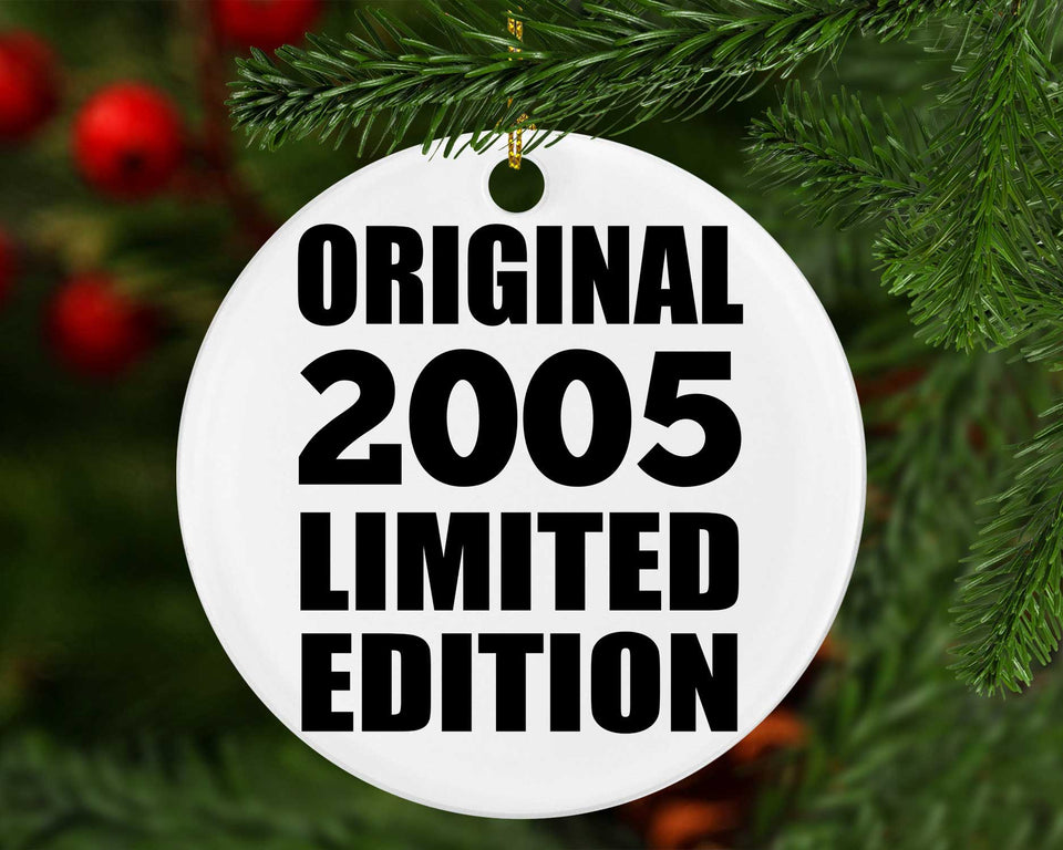19th Birthday Original 2005 Limited Edition - Circle Ornament