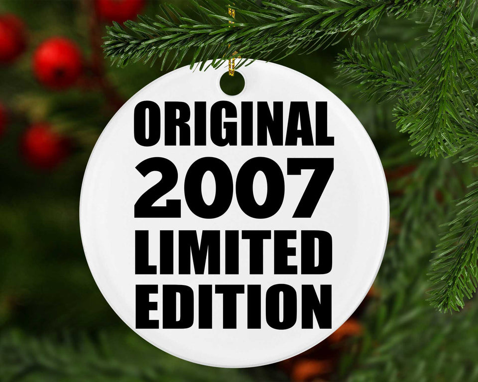 17th Birthday Original 2007 Limited Edition - Circle Ornament
