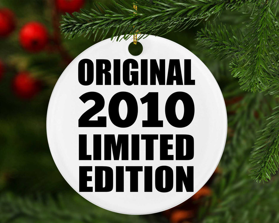 14th Birthday Original 2010 Limited Edition - Circle Ornament