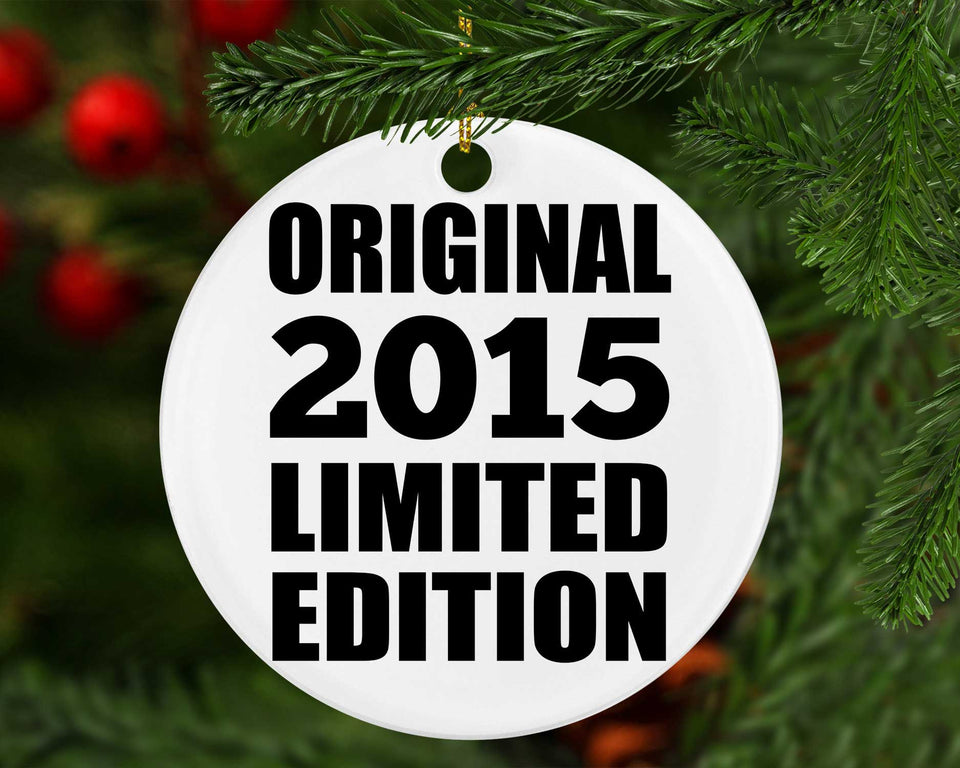 9th Birthday Original 2015 Limited Edition - Circle Ornament