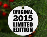 9th Birthday Original 2015 Limited Edition - Circle Ornament