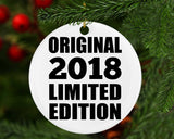 6th Birthday Original 2018 Limited Edition - Circle Ornament
